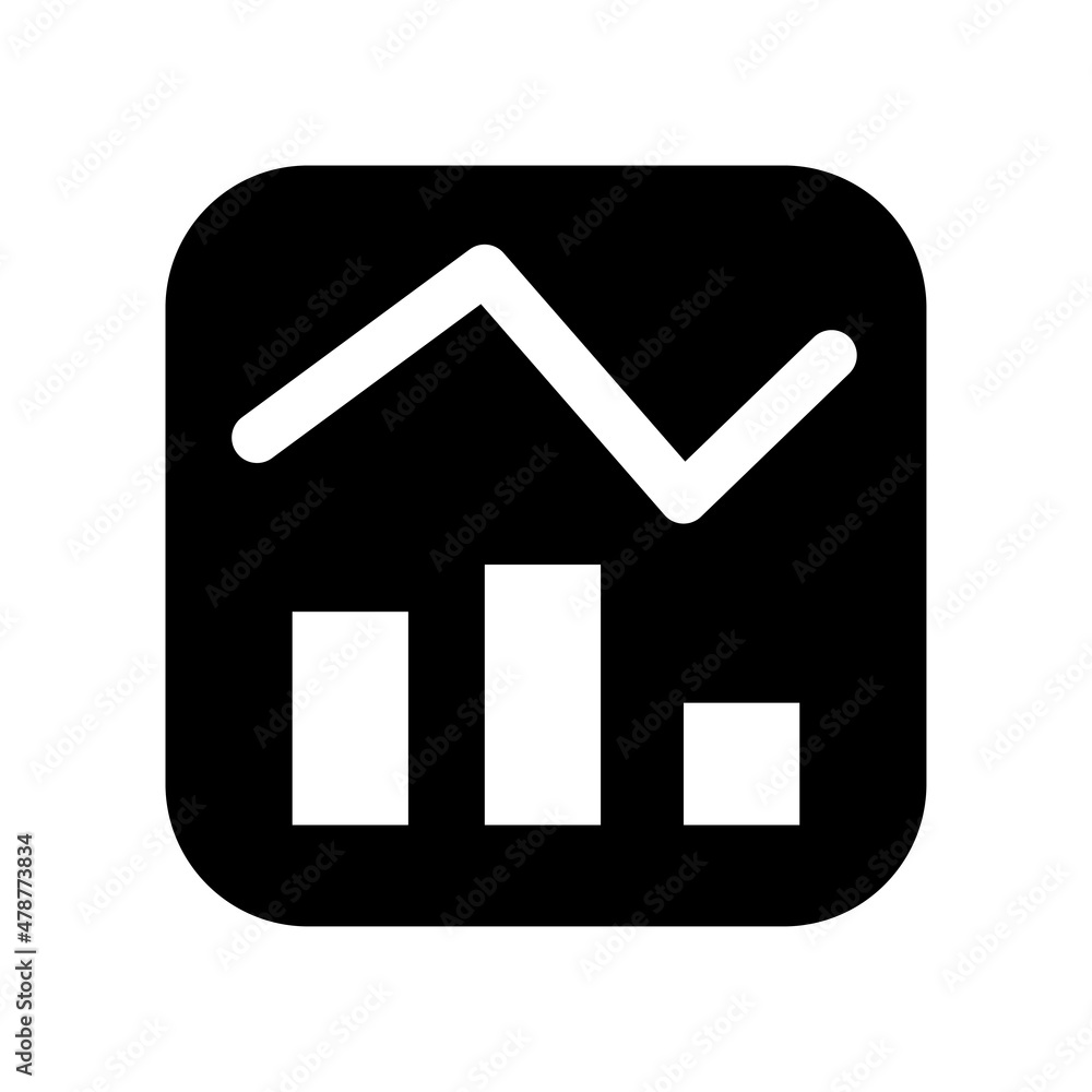 Graph vector Solid Icon Design Symbol on White background EPS 10 File Graph vector Solid Icon Design Symbol on White background EPS 10 File