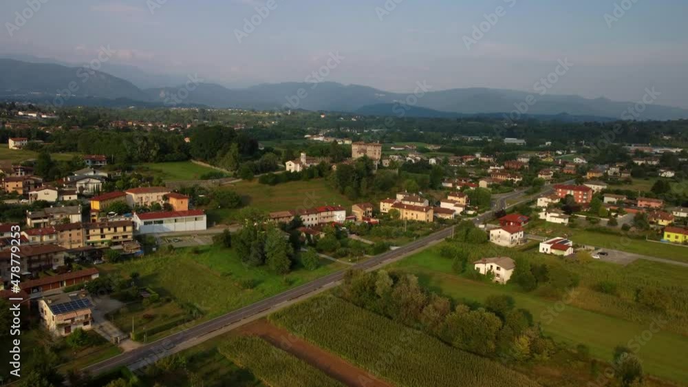 Ancient medieval castle perched on the hill. Cassacco, Friuli Ancient medieval castle perched on the hill. Cassacco, Friuli