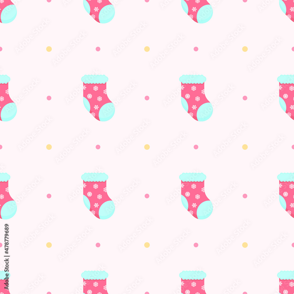 Seamless Pattern Abstract Elements Winter Happy New Year Socks With Snowflakes Vector Design Style Background Illustration Texture For Prints Textiles, Clothing, Gift Wrap, Wallpaper, Pastel Seamless Pattern Abstract Elements Winter Happy New Year Socks With Snowflakes Vector Design Style Background Illustration Texture For Prints Textiles, Clothing, Gift Wrap, Wallpaper, Pastel