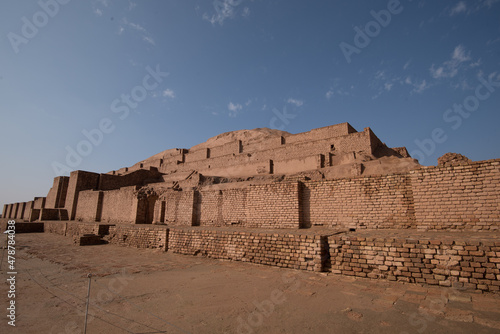The ziggurat Choga Zanbil in Iran