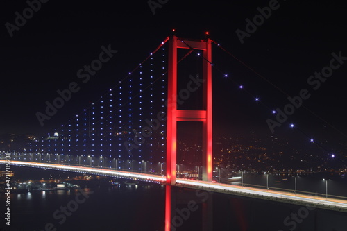 Billede på lærred Istanbul Bosphorus Bridge