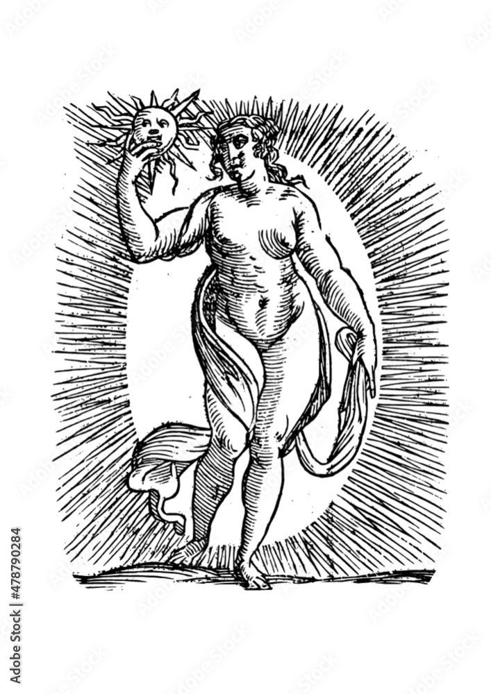 Ancient Icon Illustration 17th century style. Ancient Icon Illustration 17th century style.