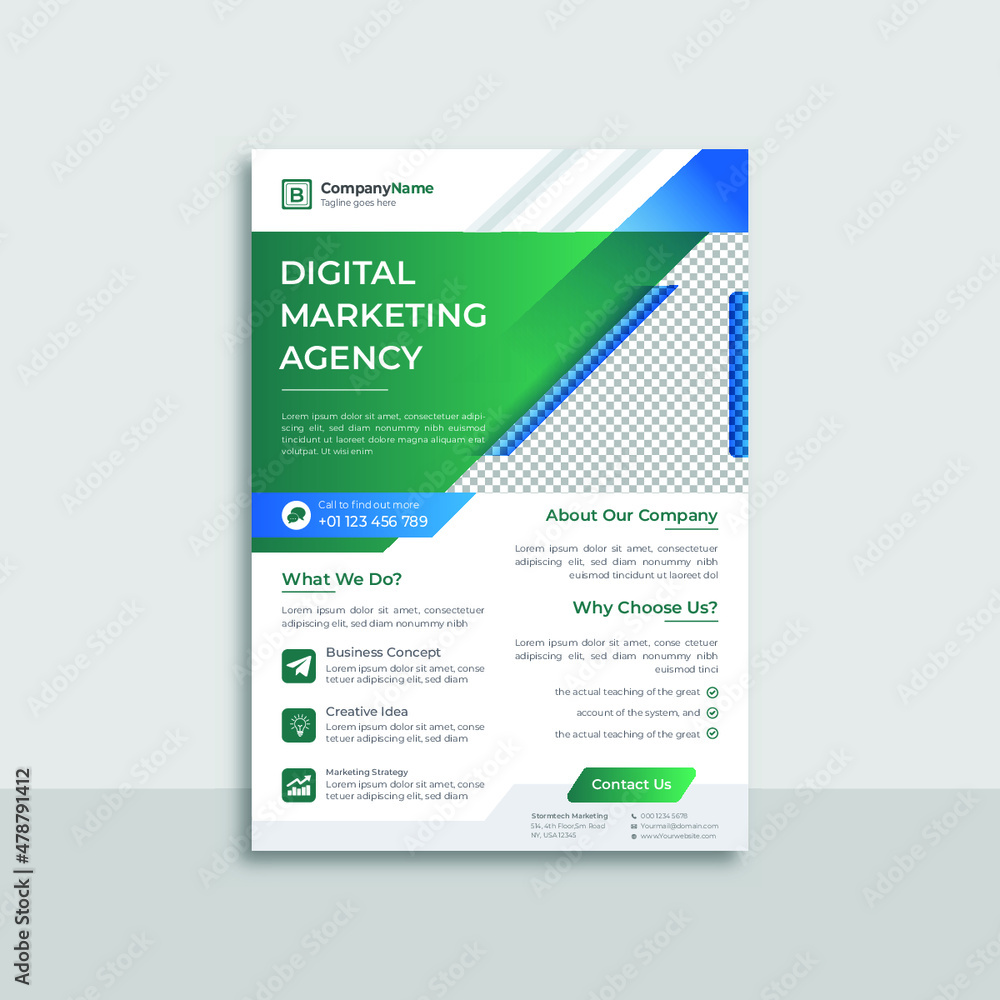 Digital Marketing Flyer Template