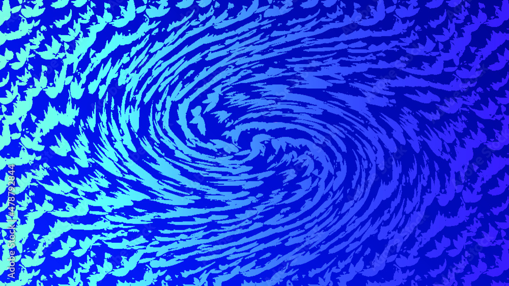 twirl blue abstract background with psychedelic style twirl blue abstract background with psychedelic style
