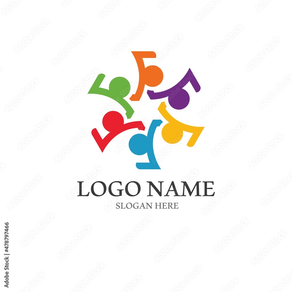 Community, network and social icon Community, network and social icon
