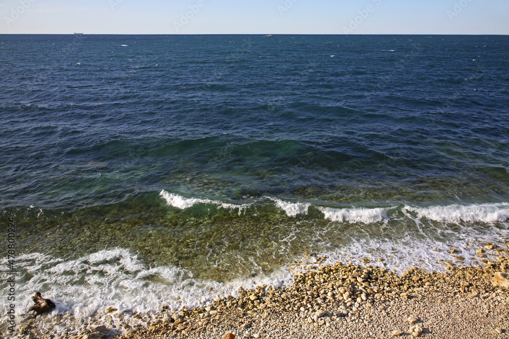 Black sea in Chersonesus. Ukraine Black sea in Chersonesus. Ukraine