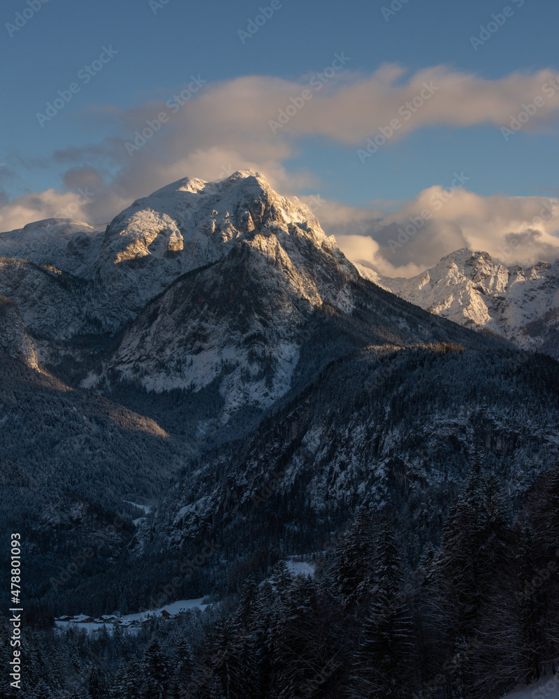 Fototapeta premium winter in the alps