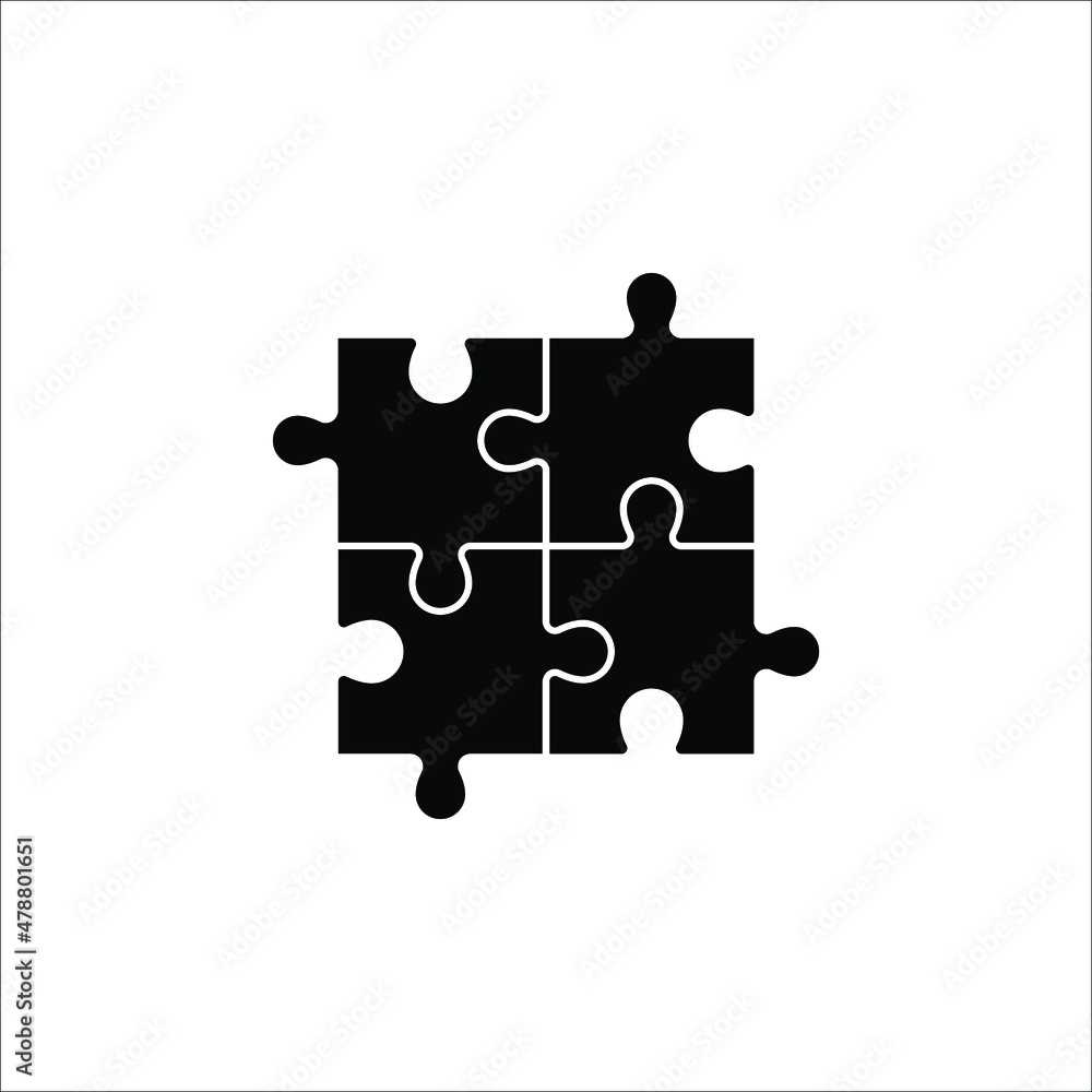 Puzzle icon vector graphic illustration. Puzzle icon for website design, logo, app, and ui. Vector file. EPS 10. Puzzle icon vector graphic illustration. Puzzle icon for website design, logo, app, and ui. Vector file. EPS 10.