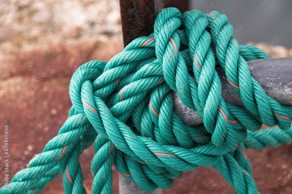 close up of a rope