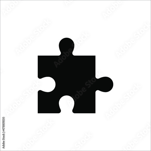 Puzzle icon vector graphic illustration. Puzzle icon for website design, logo, app, and ui. Vector file. EPS 10.