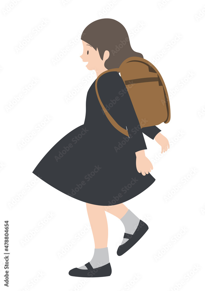 イラスト素材 ランドセルを背負って嬉しそうに飛び跳ねている女の子 Stock Vector Adobe Stock イラスト素材 ランドセルを背負って嬉しそうに飛び跳ねている女の子 Stock Vector Adobe Stock