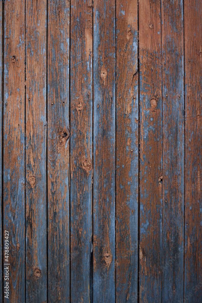 Obraz premium Brown wood plank wall texture background
