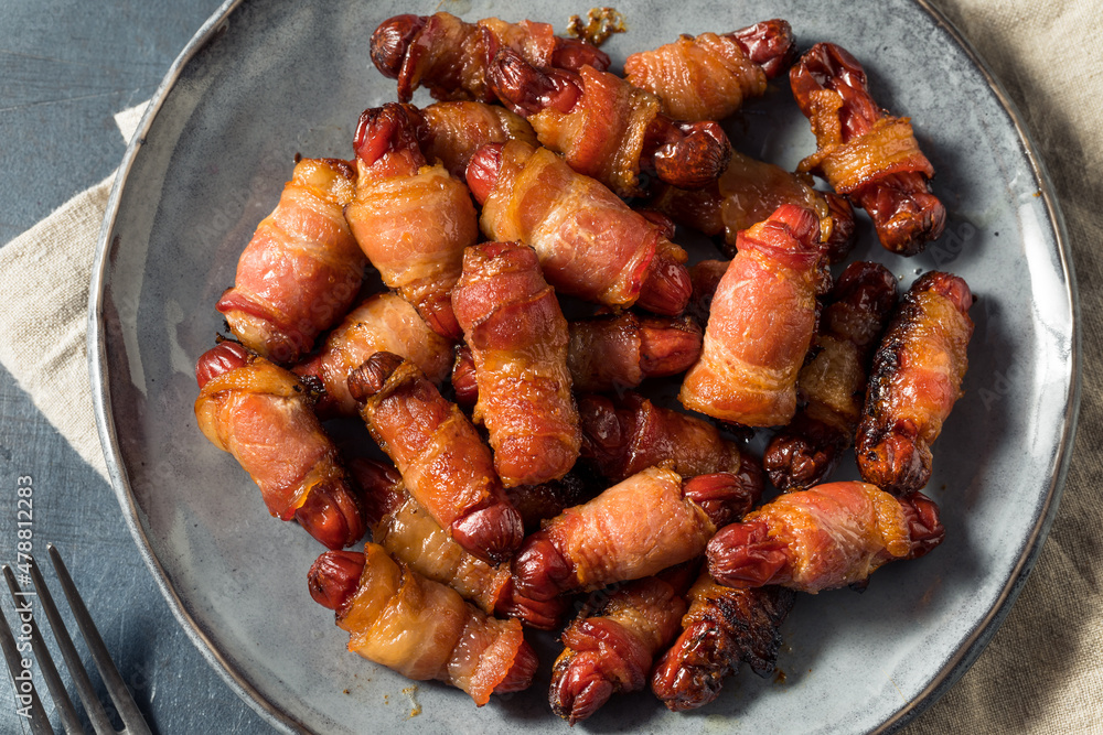 Homemade Bacon Pigs in a Blanket