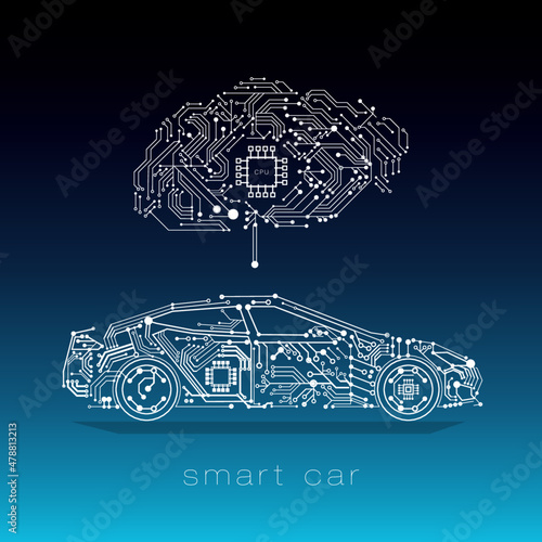 smart car illustration