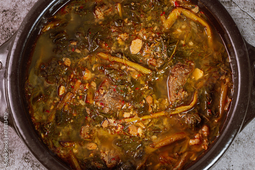Sagolugeojigalbitang, Korean style Napa Cabbage and Short Rib Soup
