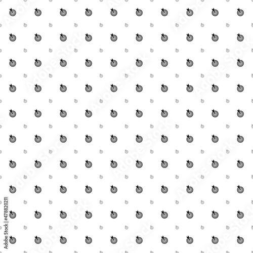 Square seamless background pattern from geometric shapes are different sizes and opacity. The pattern is evenly filled with black goal symbols. Vector illustration on white background