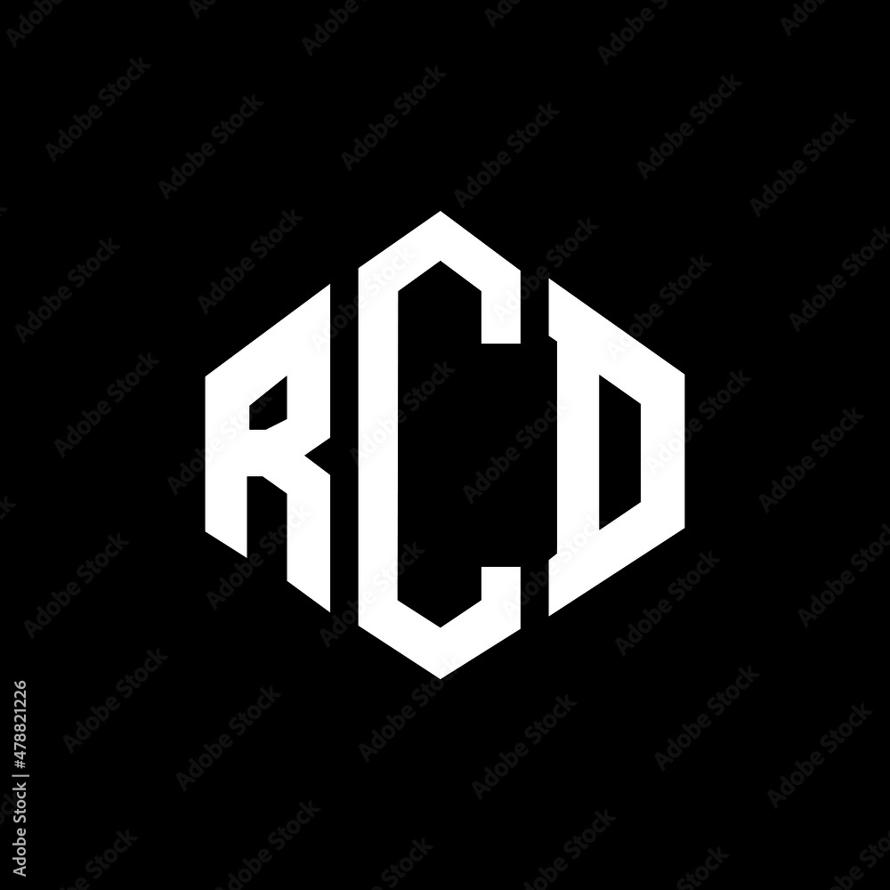 RCD letter logo design with polygon shape. RCD polygon and cube shape logo design. RCD hexagon vector logo template white and black colors. RCD monogram, business and real estate logo. RCD letter logo design with polygon shape. RCD polygon and cube shape logo design. RCD hexagon vector logo template white and black colors. RCD monogram, business and real estate logo.