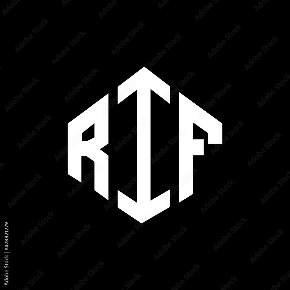 RIF letter logo design with polygon shape. RIF polygon and cube shape logo design. RIF hexagon vector logo template white and black colors. RIF monogram, business and real estate logo. RIF letter logo design with polygon shape. RIF polygon and cube shape logo design. RIF hexagon vector logo template white and black colors. RIF monogram, business and real estate logo.