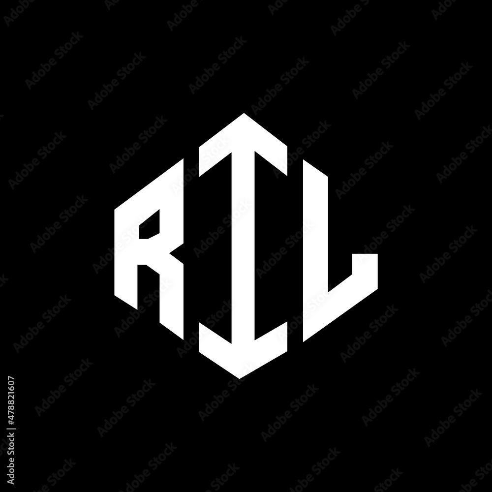 RIL letter logo design with polygon shape. RIL polygon and cube shape logo design. RIL hexagon vector logo template white and black colors. RIL monogram, business and real estate logo. RIL letter logo design with polygon shape. RIL polygon and cube shape logo design. RIL hexagon vector logo template white and black colors. RIL monogram, business and real estate logo.