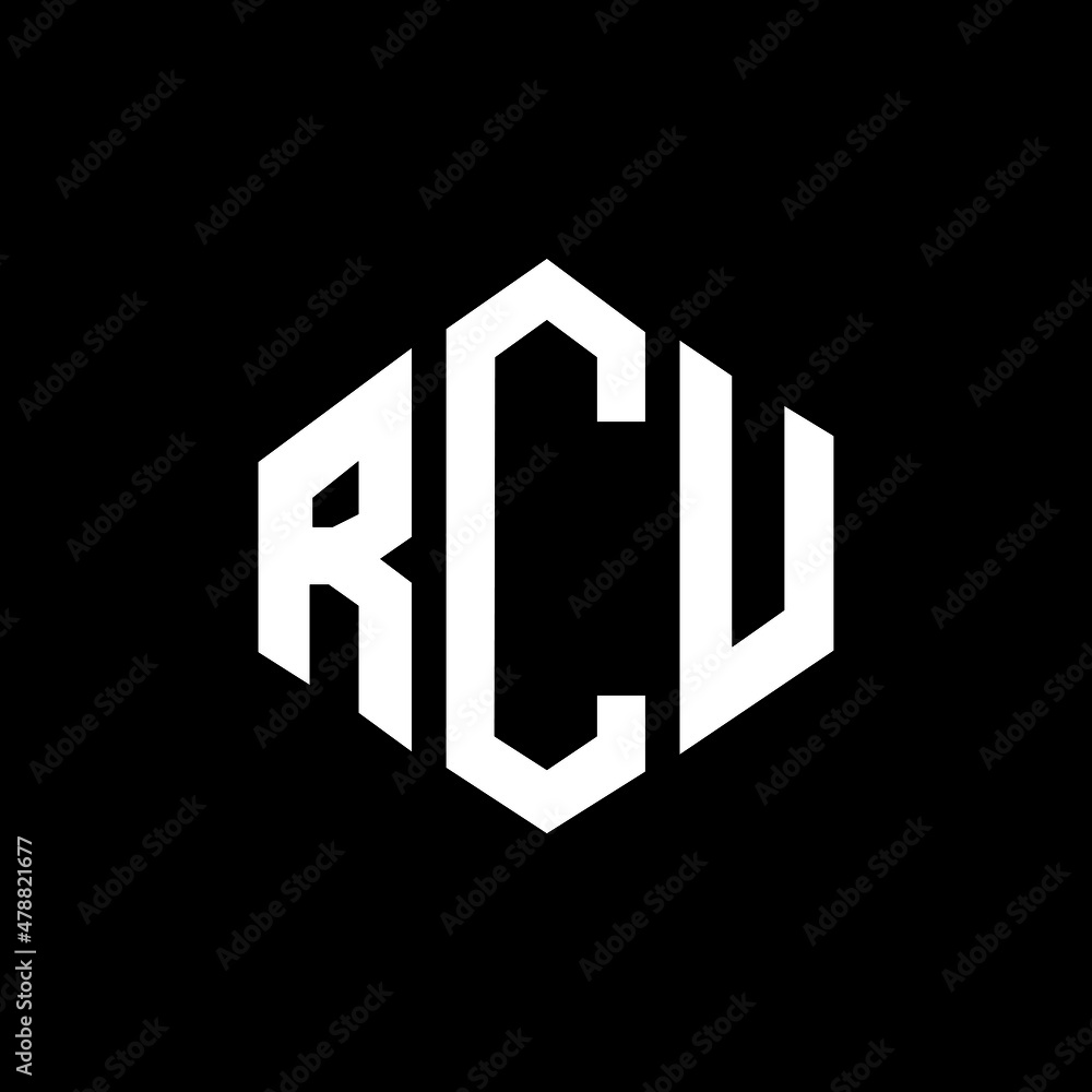 RCU letter logo design with polygon shape. RCU polygon and cube shape logo design. RCU hexagon vector logo template white and black colors. RCU monogram, business and real estate logo. RCU letter logo design with polygon shape. RCU polygon and cube shape logo design. RCU hexagon vector logo template white and black colors. RCU monogram, business and real estate logo.