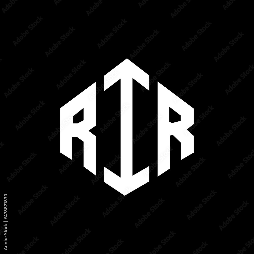RIR letter logo design with polygon shape. RIR polygon and cube shape logo design. RIR hexagon vector logo template white and black colors. RIR monogram, business and real estate logo. RIR letter logo design with polygon shape. RIR polygon and cube shape logo design. RIR hexagon vector logo template white and black colors. RIR monogram, business and real estate logo.