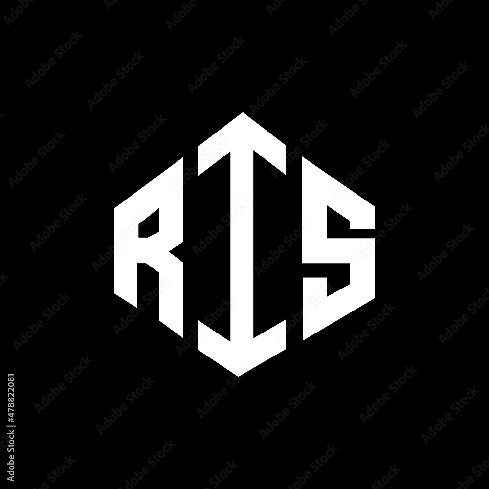 RIS letter logo design with polygon shape. RIS polygon and cube shape logo design. RIS hexagon vector logo template white and black colors. RIS monogram, business and real estate logo. RIS letter logo design with polygon shape. RIS polygon and cube shape logo design. RIS hexagon vector logo template white and black colors. RIS monogram, business and real estate logo.