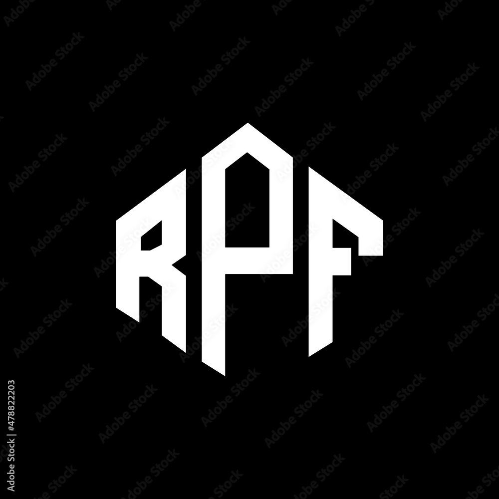 RPF letter logo design with polygon shape. RPF polygon and cube shape logo design. RPF hexagon vector logo template white and black colors. RPF monogram, business and real estate logo. RPF letter logo design with polygon shape. RPF polygon and cube shape logo design. RPF hexagon vector logo template white and black colors. RPF monogram, business and real estate logo.