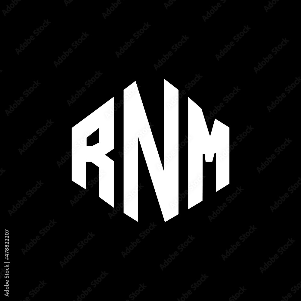 RNM letter logo design with polygon shape. RNM polygon and cube shape logo design. RNM hexagon vector logo template white and black colors. RNM monogram, business and real estate logo. RNM letter logo design with polygon shape. RNM polygon and cube shape logo design. RNM hexagon vector logo template white and black colors. RNM monogram, business and real estate logo.