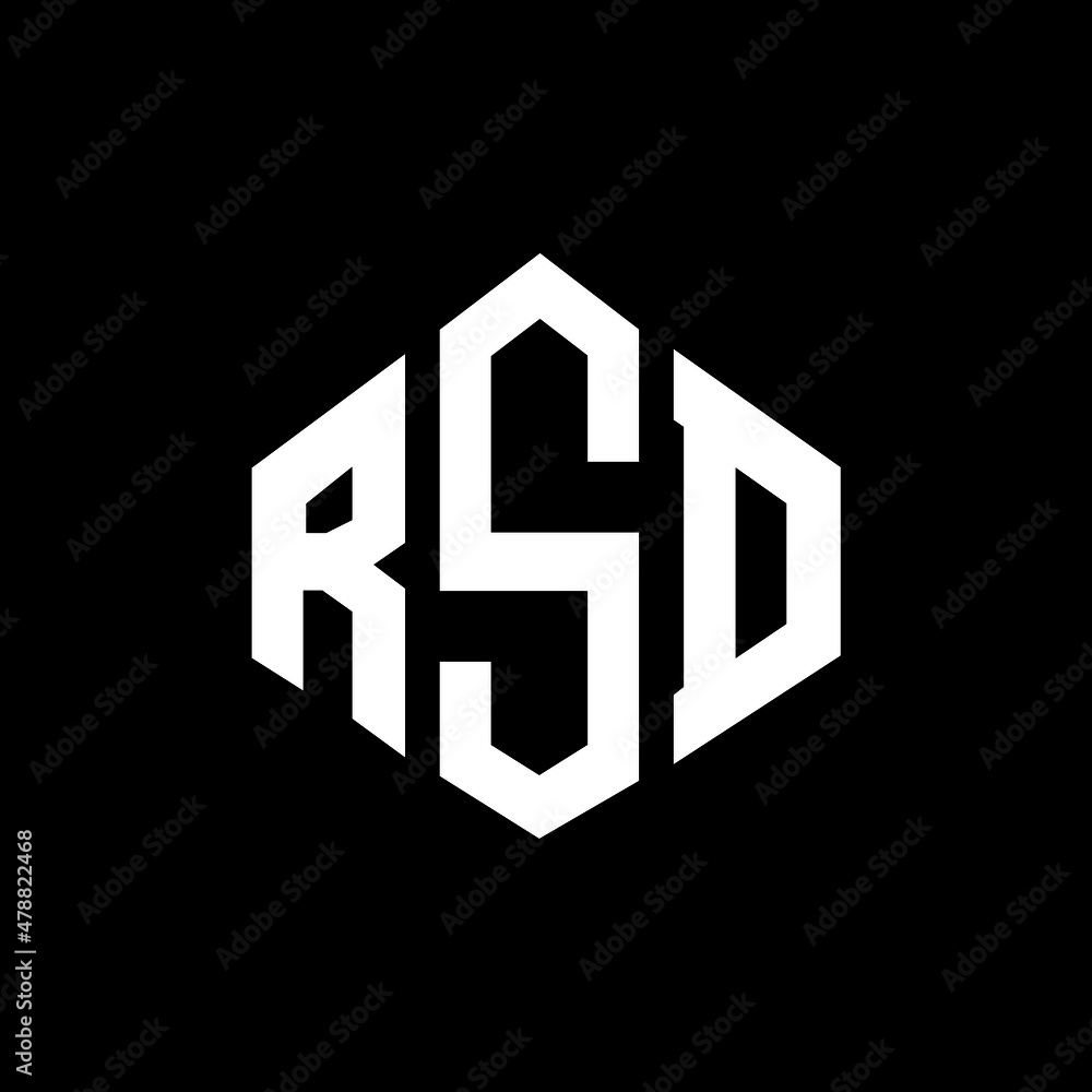 RSD letter logo design with polygon shape. RSD polygon and cube shape logo design. RSD hexagon vector logo template white and black colors. RSD monogram, business and real estate logo. RSD letter logo design with polygon shape. RSD polygon and cube shape logo design. RSD hexagon vector logo template white and black colors. RSD monogram, business and real estate logo.