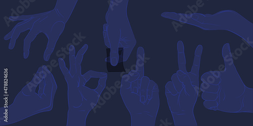 Hand Signs - Set 2