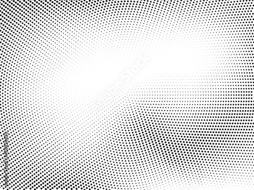 Halftone monochrome texture with dots. Minimalism, vector. Background for posters, websites, business cards, postcards, interior design.