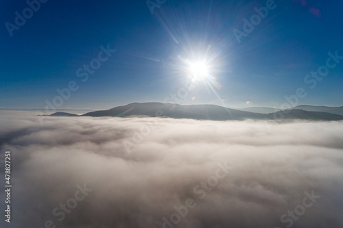 Gęsta mgłą nad małopolska