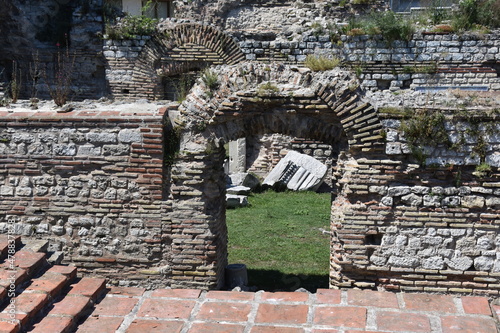 Bulgaria, Varna, July 9, 2021, Historic Roman Baths, ruins available for sightseeing, photo