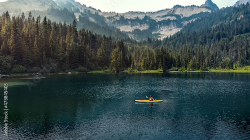 Kayak on a Mountain Lake  © cdufflephoto