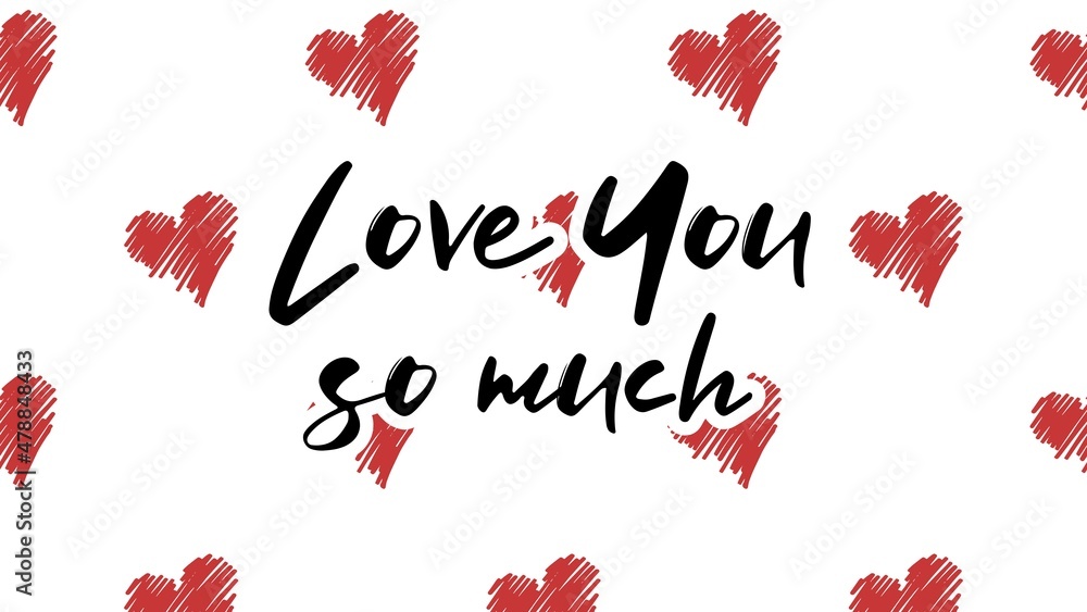 Valentine's day gift cart with love you so much text. Love related items. Home decoration printable. Valentine's day gift cart with love you so much text. Love related items. Home decoration printable.