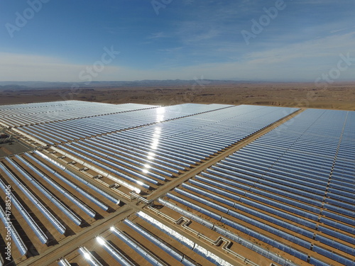 Noor Power Station Drâa-Tafilalet region in Morocco photo