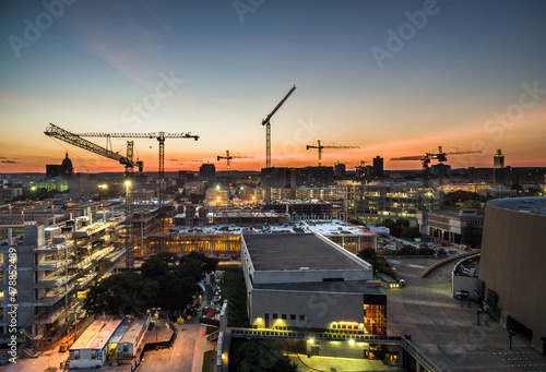 Construction Project Near University of Texas at Austin Texas USA