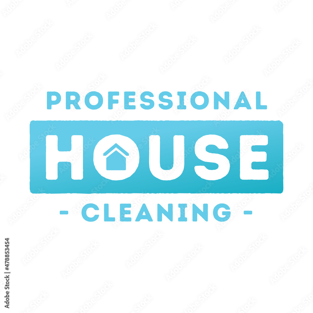House Cleaning Logo, Professional House Cleaning, Cleaning Logo, Cleaning Business, House Cleaning Business, Vector Illustration Background