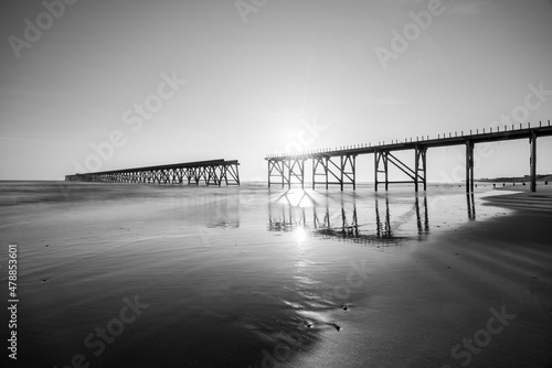 Schilderij op canvas steely pier, Hartlepool