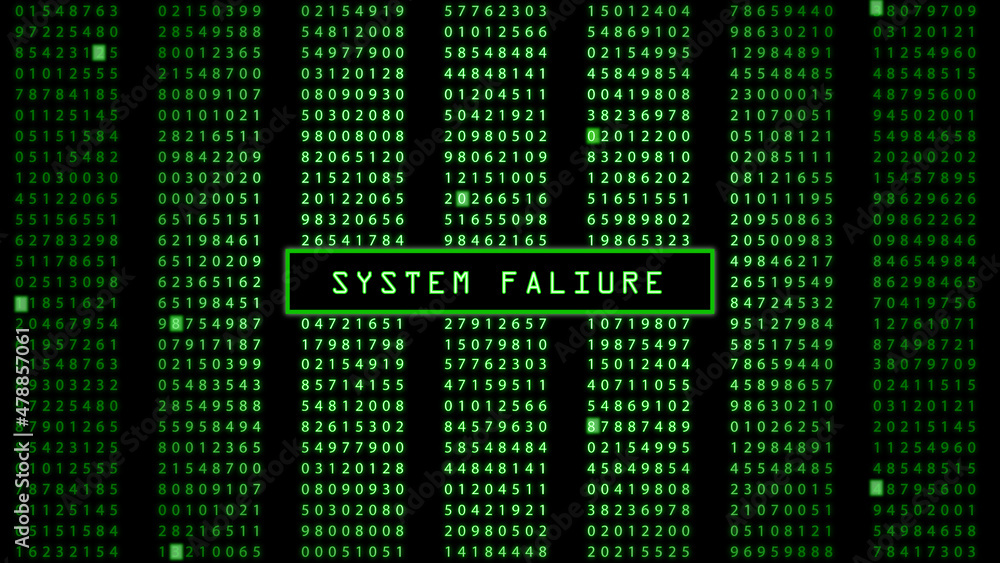 FONDE DE PANTALLA MATRIX FALLA DEL SISTEMA ILUSTRACION CODIGOS Stock ...