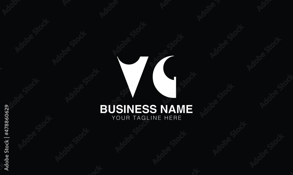 VG initials monogram letter text alphabet logo design Stock Vector ...