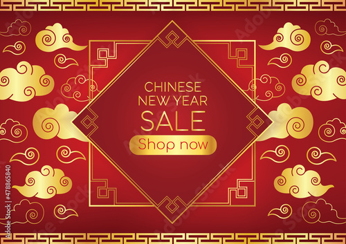 chinese new year banner design for website banner 