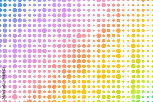 Light multicolor background, colorful vector texture with circles. Splash effect banner. Dotted abstract illustration with blurred drops of rain. Pattern for web page, banner,poster, card