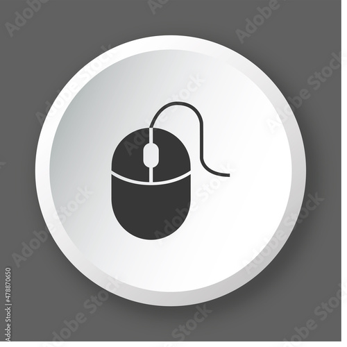 Logo souris d'ordinateur.