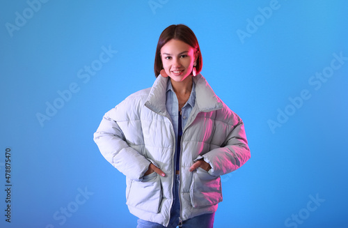 Pretty young woman in styli...