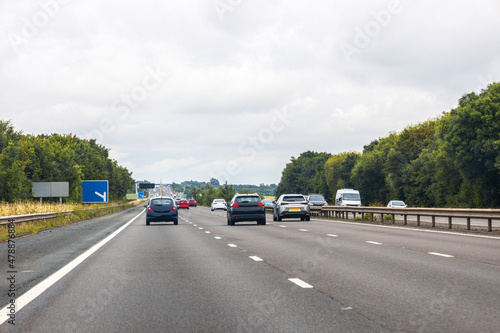 Motorway Driving View