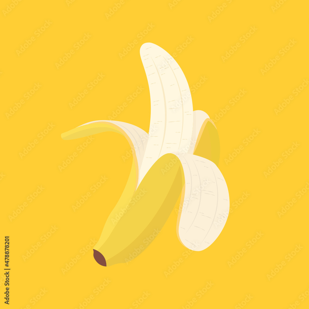 Banana, Banana Vector, Banana Icon, Banana For Scale, Peeled Banana ...