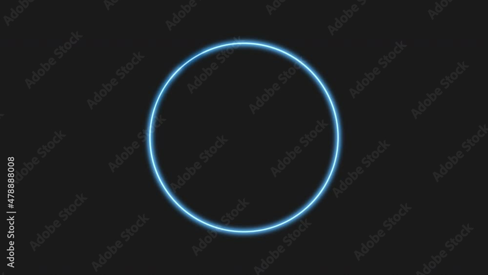 Neon blue circle, abstract club, disco and corporate style background Neon blue circle, abstract club, disco and corporate style background