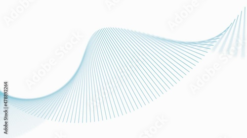 Abstract technology spiral on white background loop