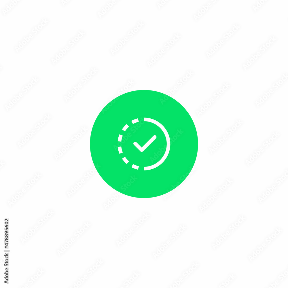 In Progress Icon Vector in Flat Style In Progress Icon Vector in Flat Style